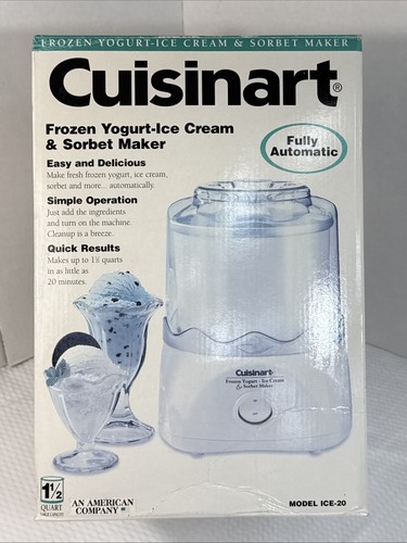 2001 cuisinart frozen yogurt - cuisinart,